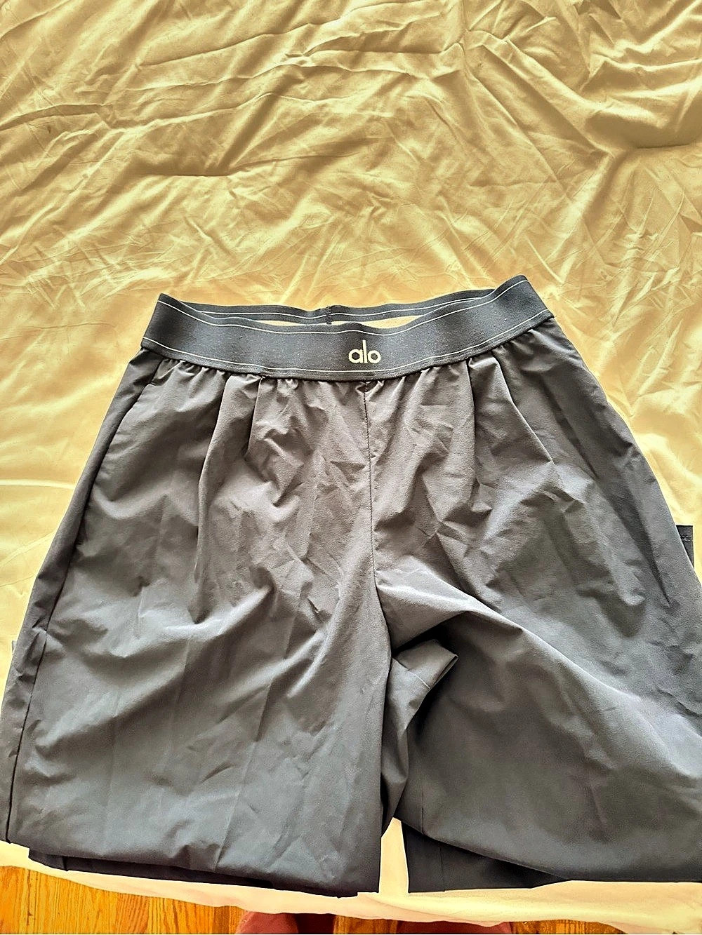Alo suit up pants in navy blue Size medium Like New